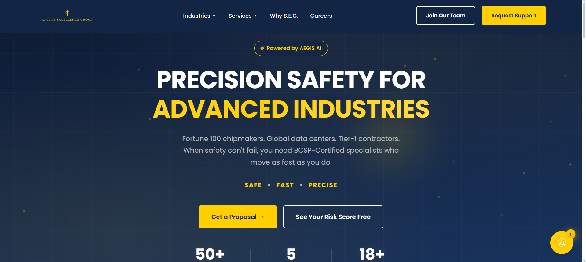 Website Safety Excellence Group - Integraciones empresariales con chatbot IA